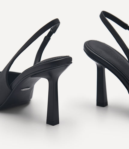 PEDRO Studio Liza Leather Slingback Pumps