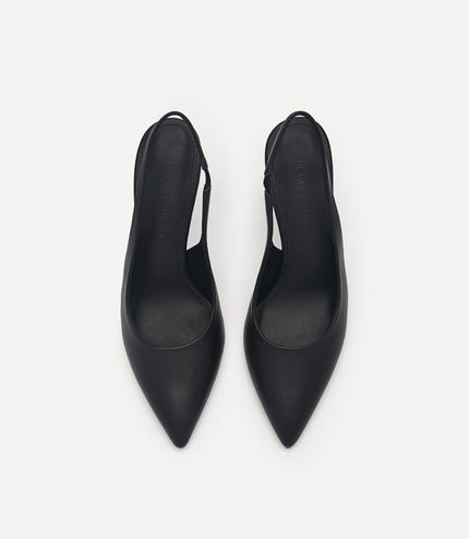 PEDRO Studio Liza Leather Slingback Pumps