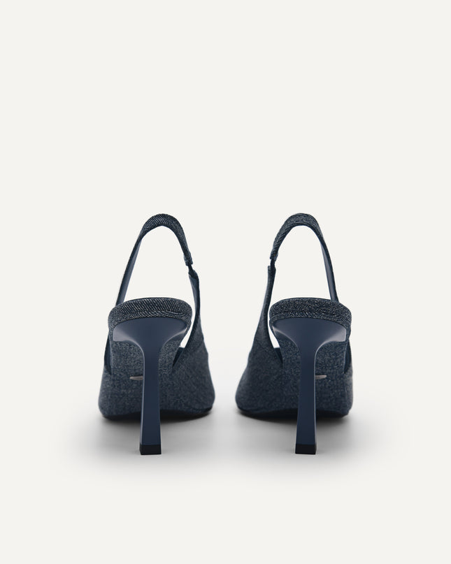 PEDRO Studio Liza Leather Slingback Pumps