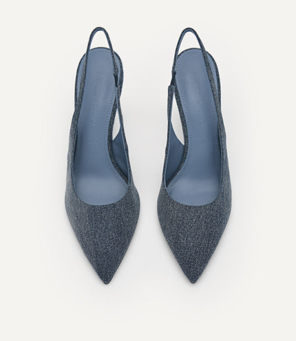 PEDRO Studio Liza Leather Slingback Pumps