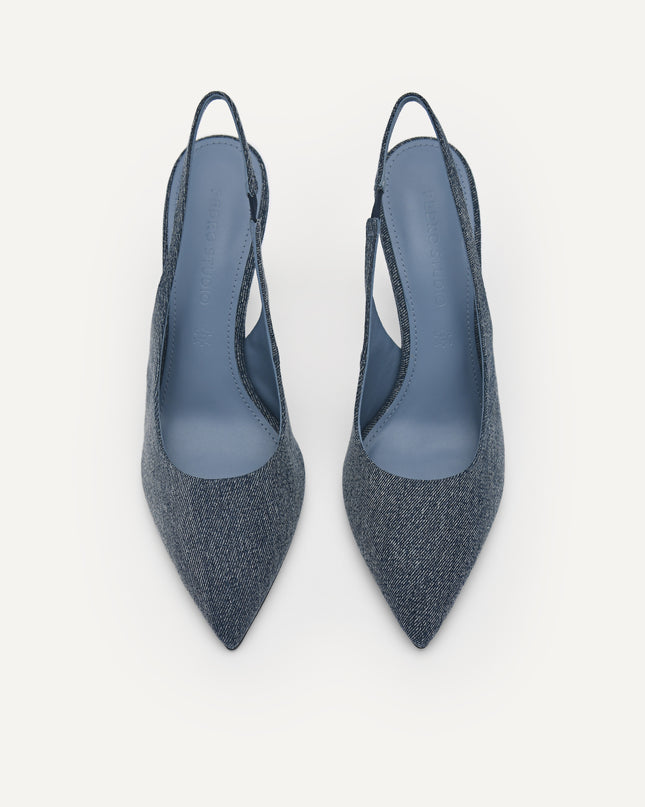 PEDRO Studio Liza Leather Slingback Pumps