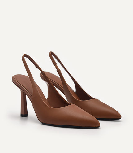 PEDRO Studio Liza Leather Slingback Pumps