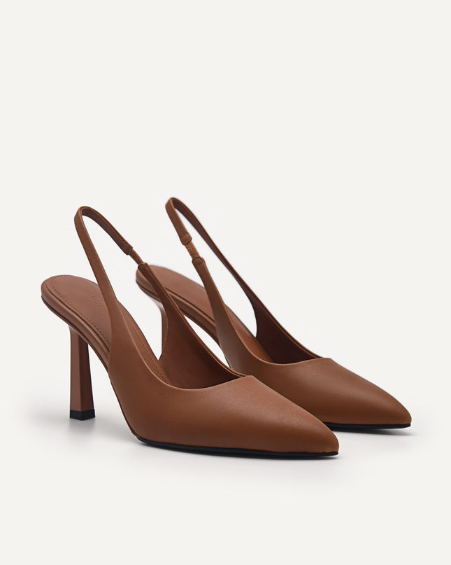 PEDRO Studio Liza Leather Slingback Pumps