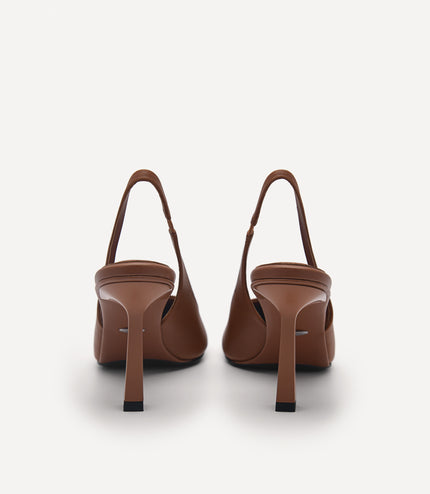 PEDRO Studio Liza Leather Slingback Pumps