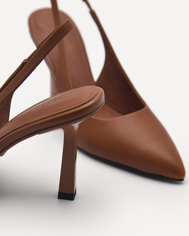 PEDRO Studio Liza Leather Slingback Pumps