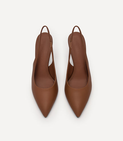 PEDRO Studio Liza Leather Slingback Pumps