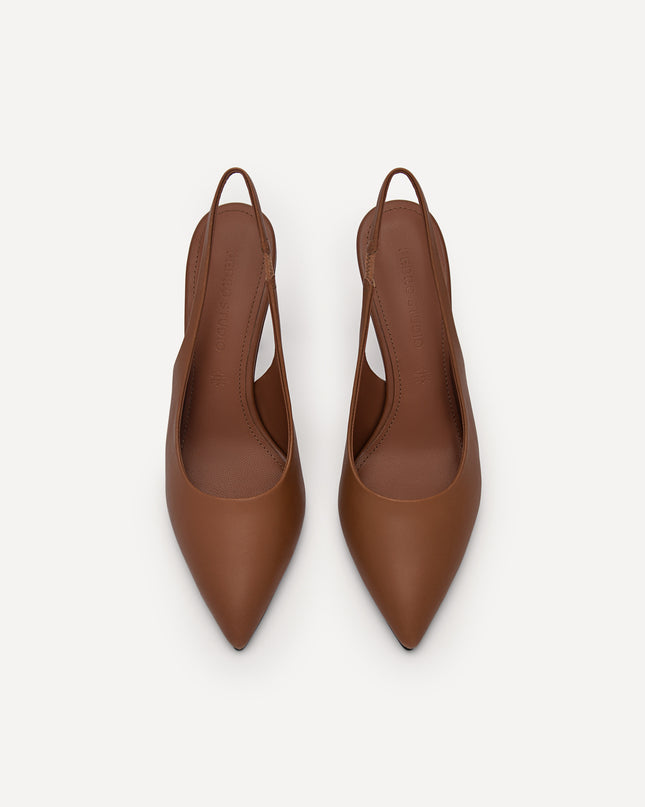 PEDRO Studio Liza Leather Slingback Pumps