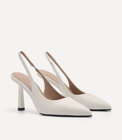 PEDRO Studio Liza Leather Slingback Pumps