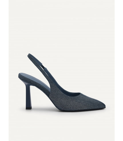 PEDRO Studio Liza Denim Slingback Pumps