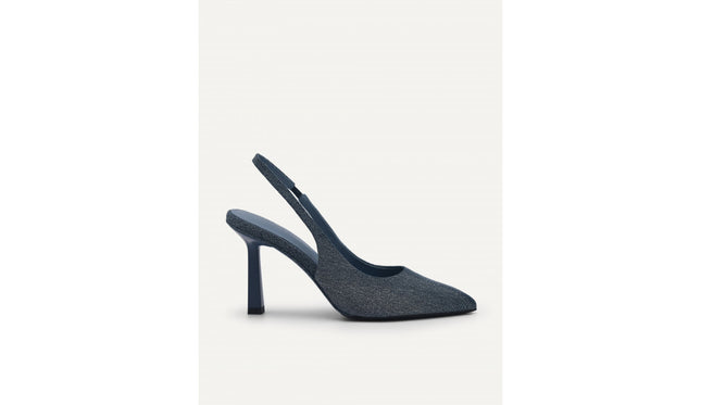 PEDRO Studio Liza Denim Slingback Pumps