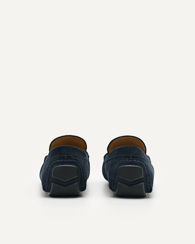 Leather Metal Bit Moccasins