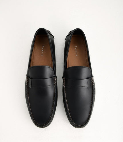 Burnished Leather Moccasins