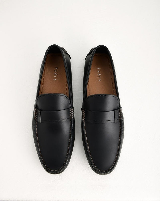 Burnished Leather Moccasins