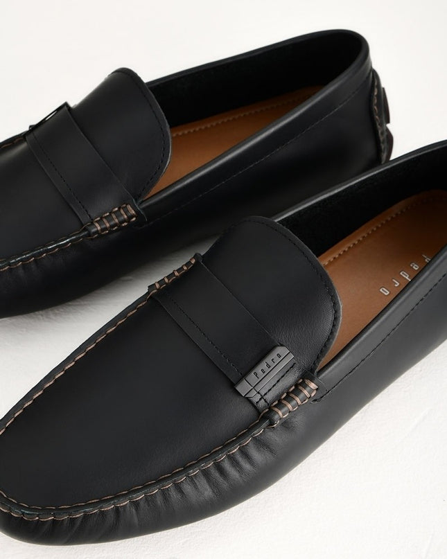 Burnished Leather Moccasins