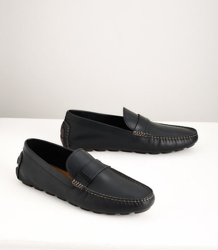 Burnished Leather Moccasins