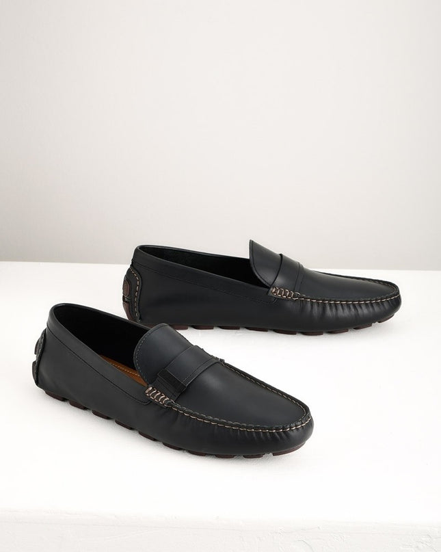 Burnished Leather Moccasins