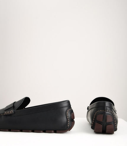 Burnished Leather Moccasins