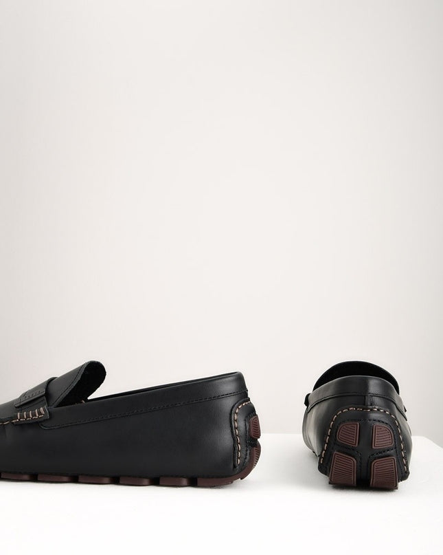 Burnished Leather Moccasins