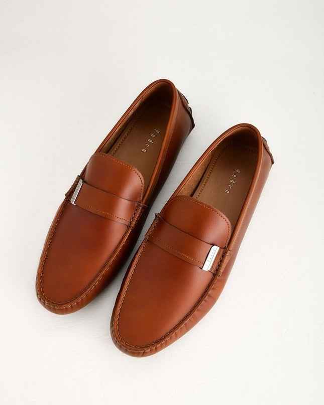 Burnished Leather Moccasins