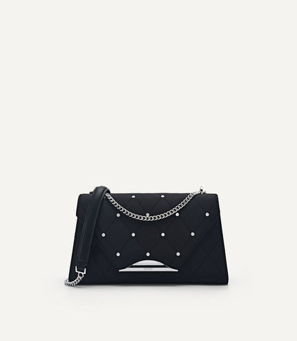 Rina Satin Shoulder Bag