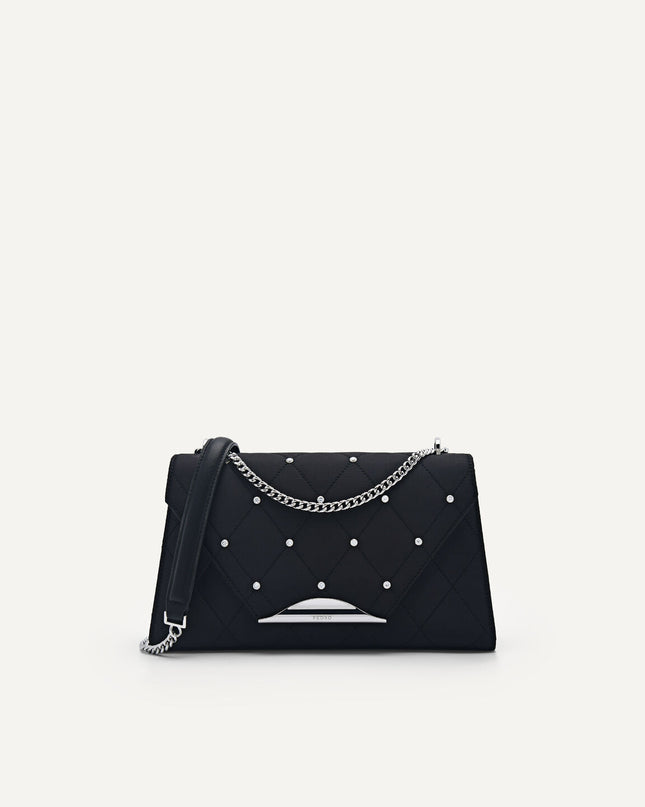 Rina Satin Shoulder Bag