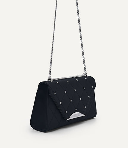 Rina Satin Shoulder Bag