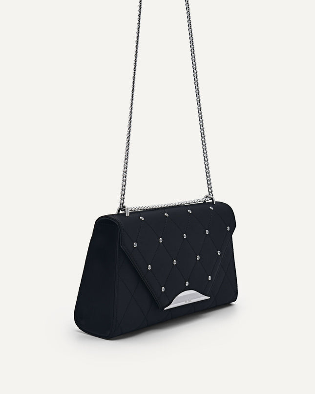 Rina Satin Shoulder Bag