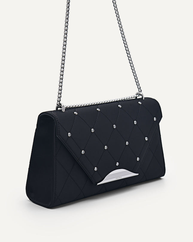 Rina Satin Shoulder Bag