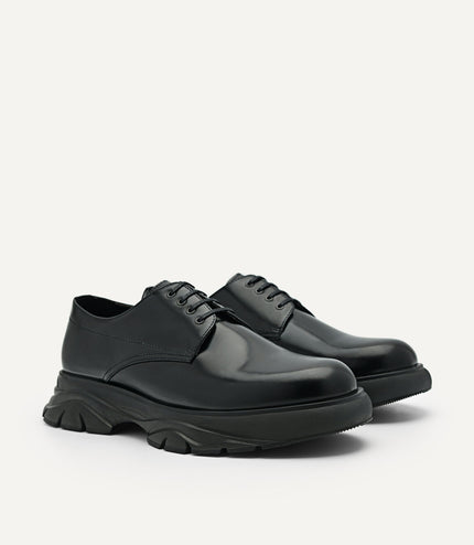 Hybrix Leather Derby Shoes