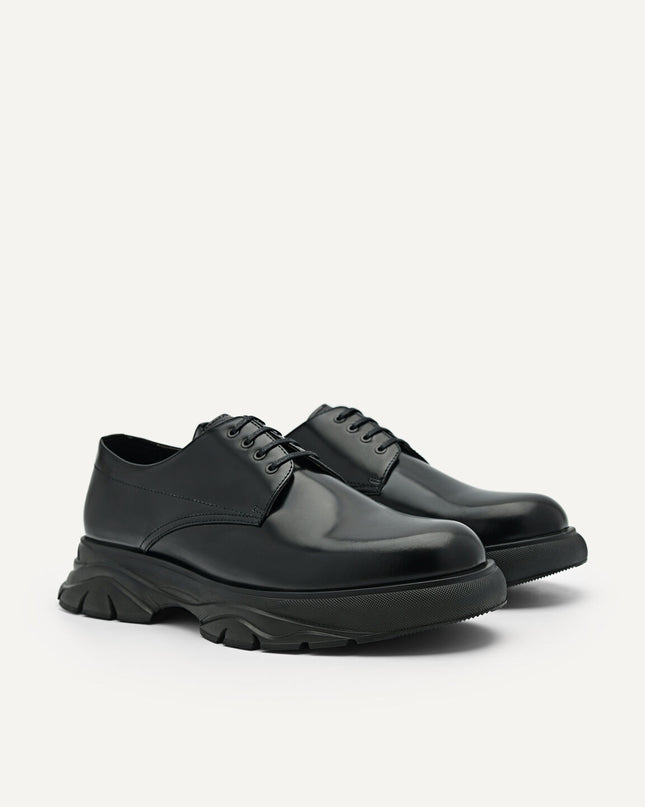 Hybrix Leather Derby Shoes