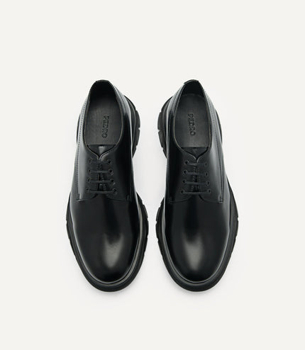 Hybrix Leather Derby Shoes