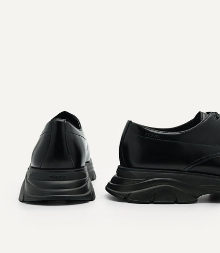 Hybrix Leather Derby Shoes