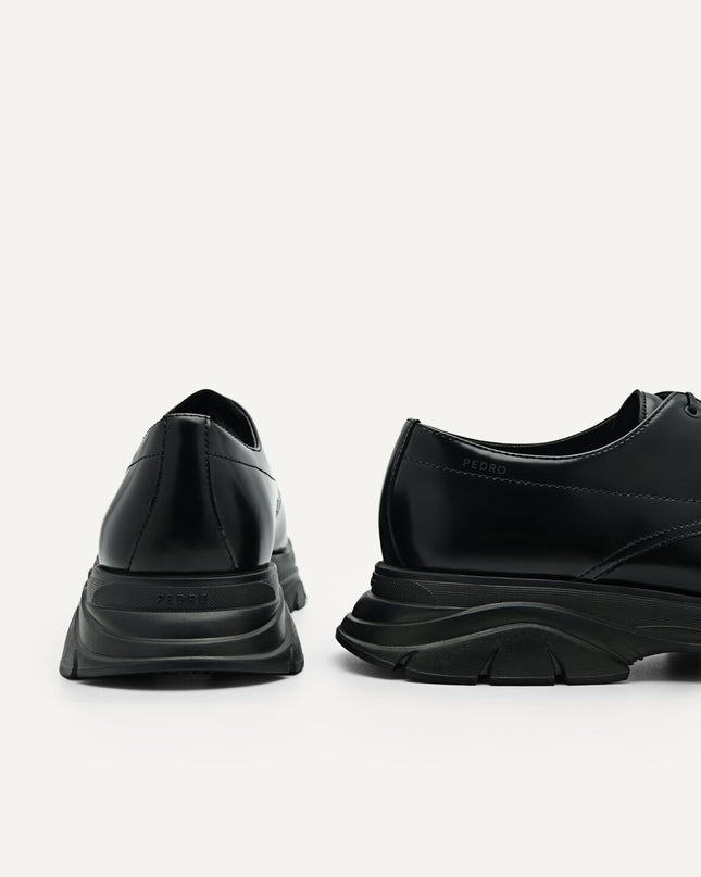 Hybrix Leather Derby Shoes