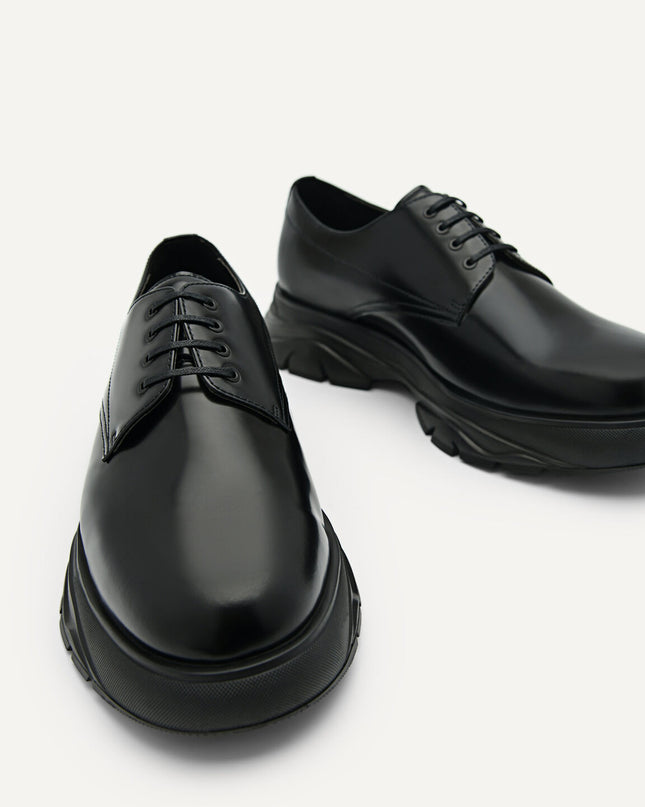 Hybrix Leather Derby Shoes