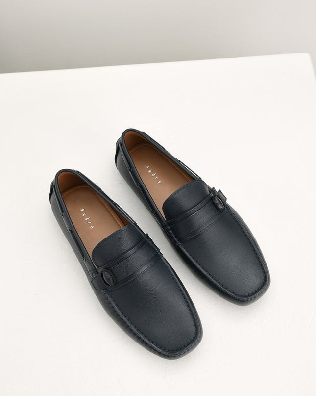 Buckled Leather Moccasins