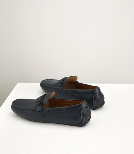 Buckled Leather Moccasins