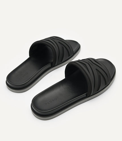 Nova Slide Sandals - Black