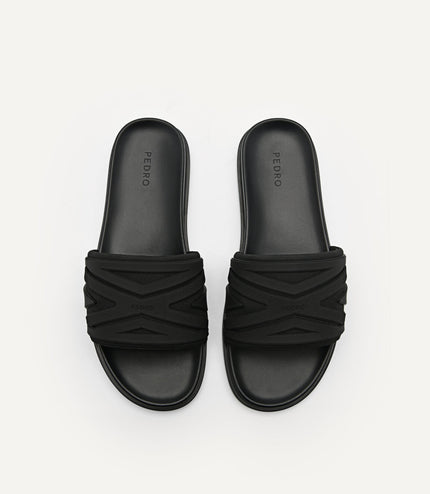 Nova Slide Sandals - Black