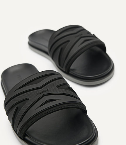 Nova Slide Sandals - Black