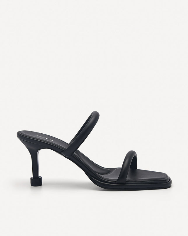 Bianca Strappy Heel Sandals - Black