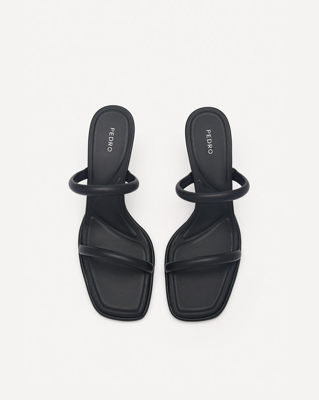 Bianca Strappy Heel Sandals - Black