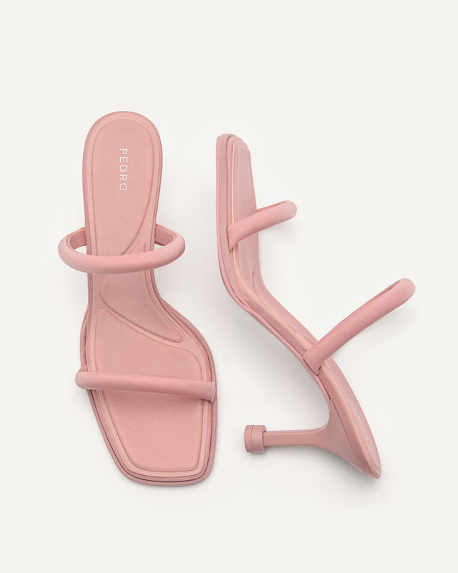 Bianca Strappy Heel Sandals - Blush