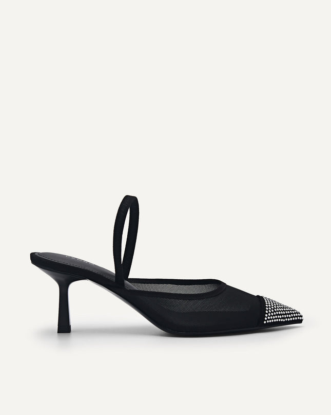 Rina Mesh Slingback Pumps
