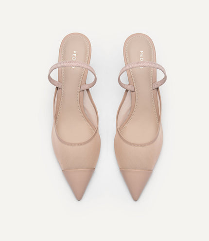 Rina Mesh Slingback Pumps