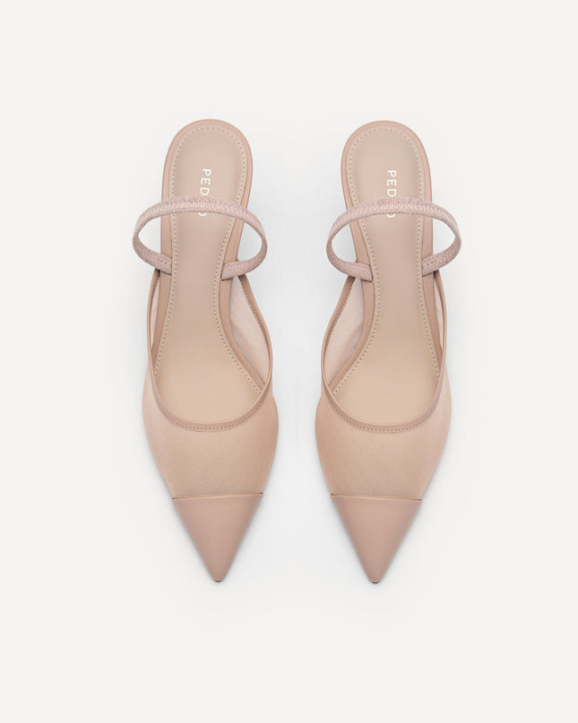 Rina Mesh Slingback Pumps