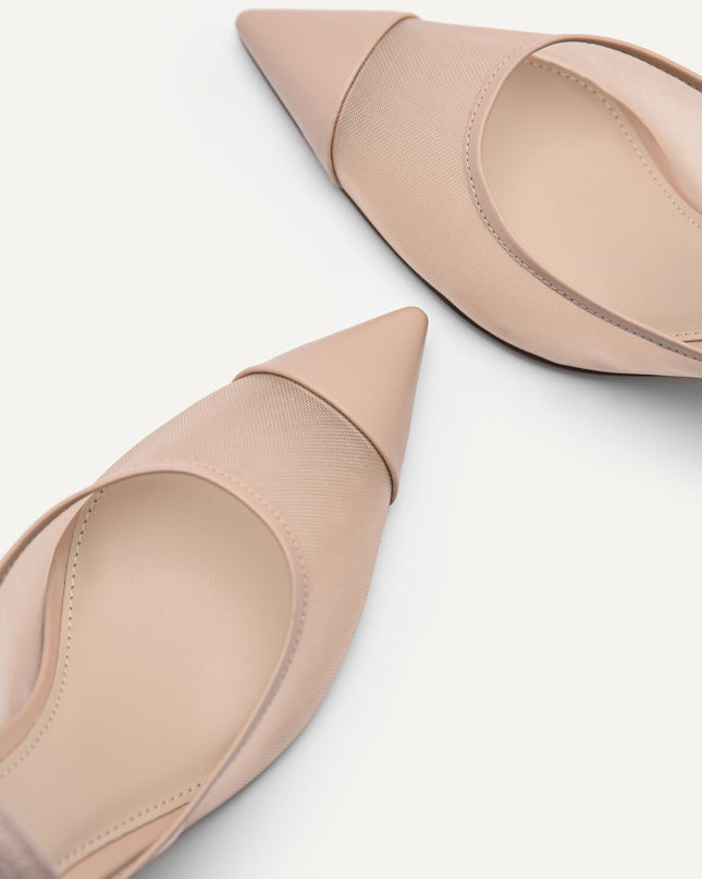 Rina Mesh Slingback Pumps