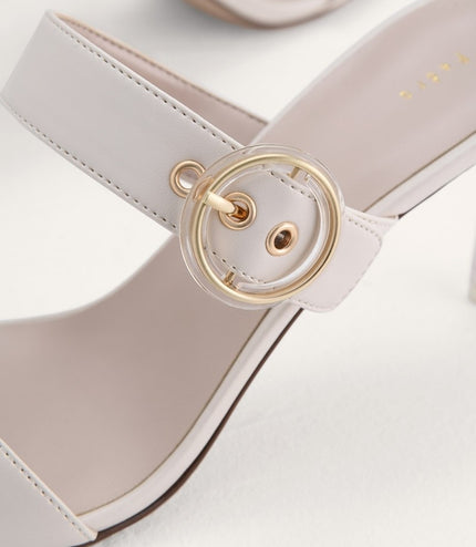 Buckled Heeled Sandals