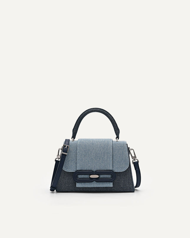 PEDRO Studio Kate Leather & Denim Handbag