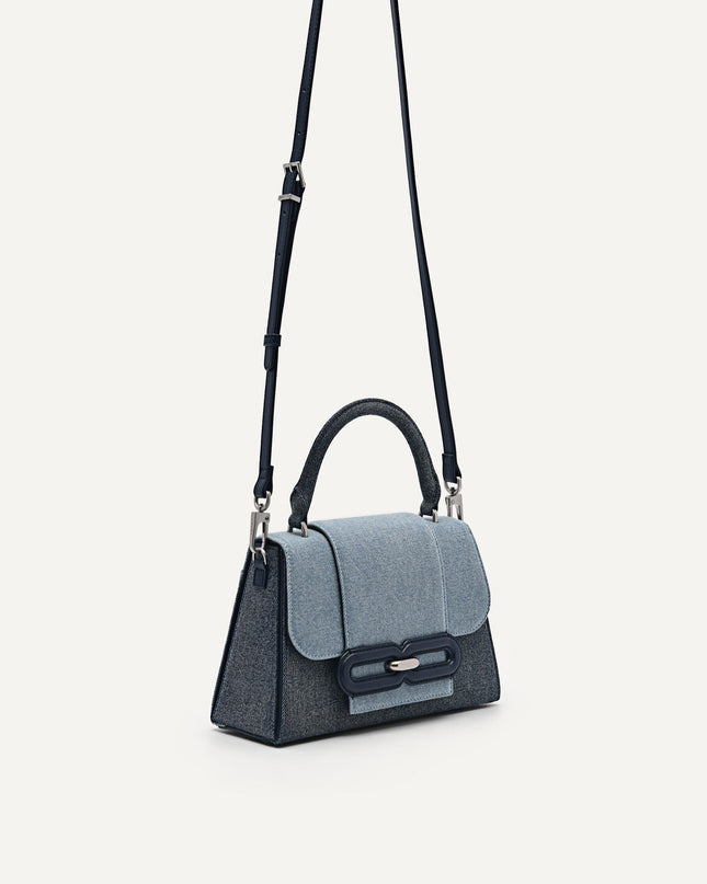 PEDRO Studio Kate Leather & Denim Handbag