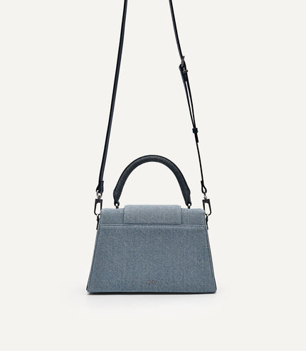 PEDRO Studio Kate Leather & Denim Handbag